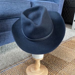 Black Wool Cowboy Western Hat